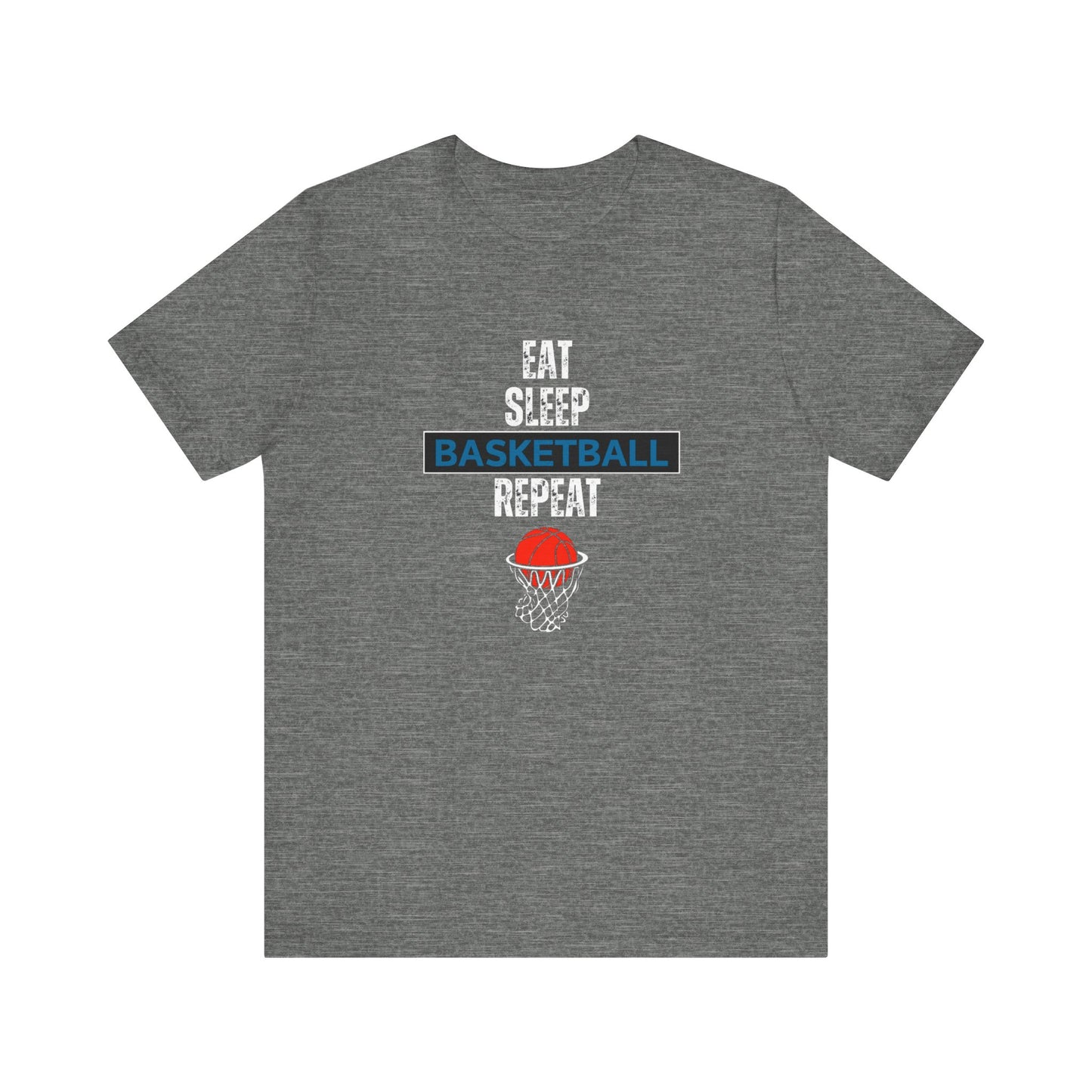 Eat, Sleep, Basketball, Repeat Unisex Jersey Short Sleeve Tee