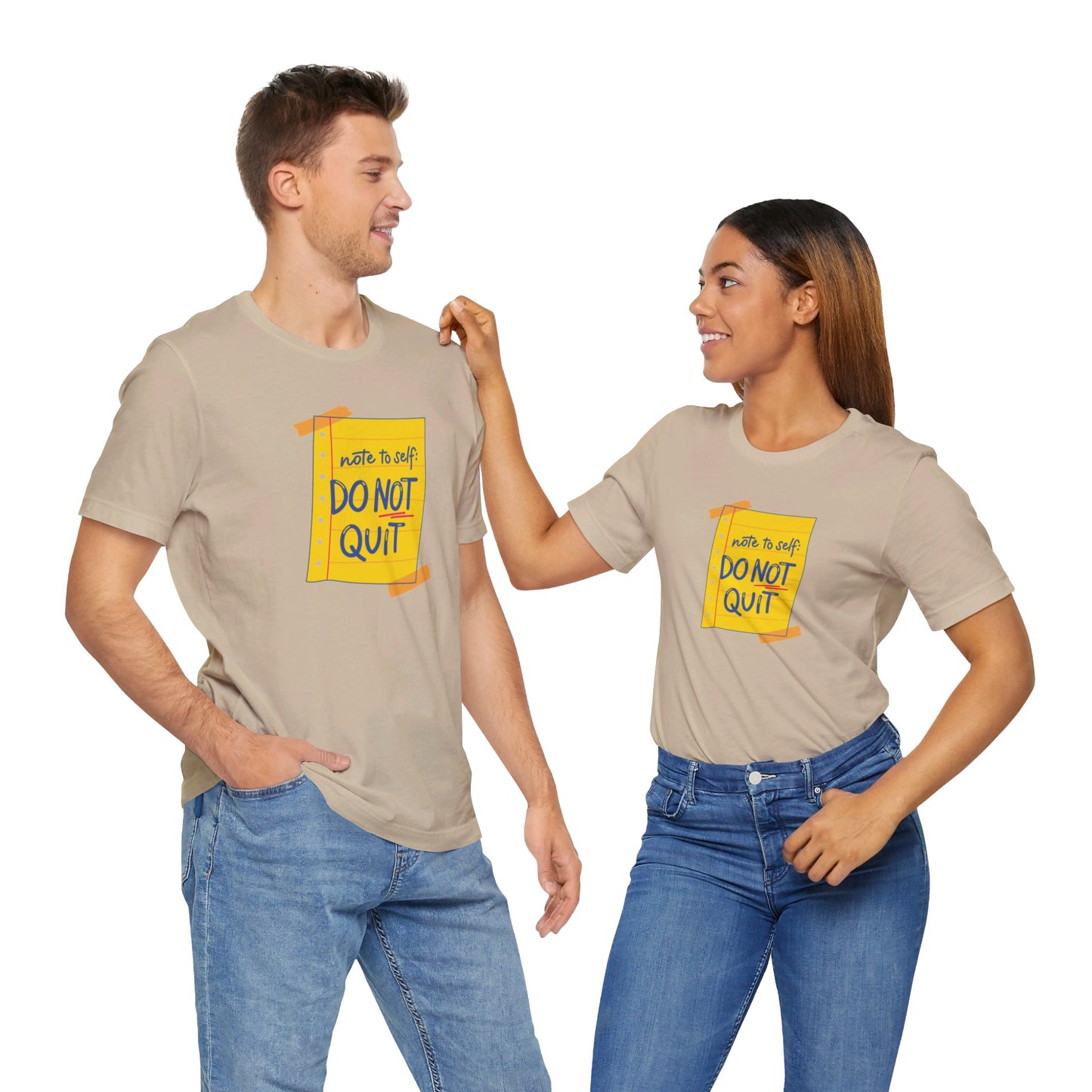 Note to Self Don't Quit Unisex Jersey Short Sleeve Tee