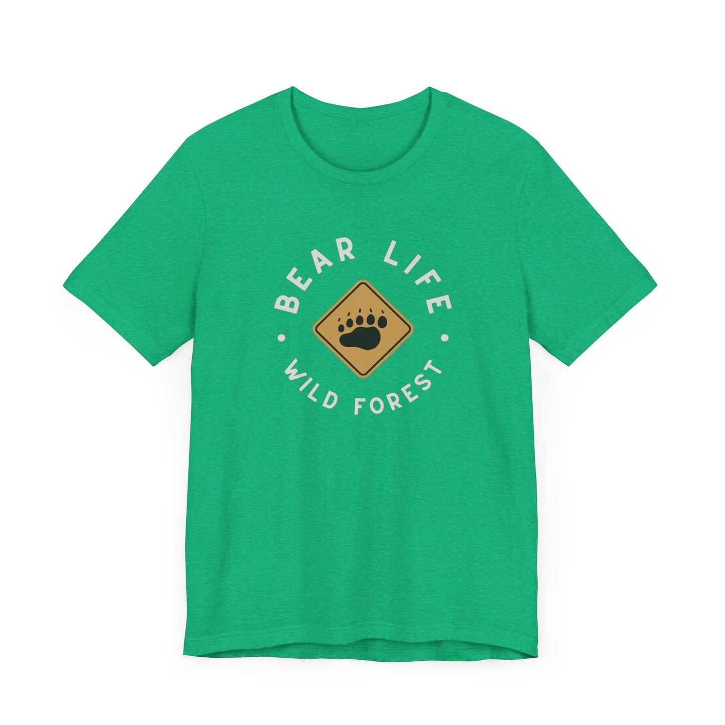 Bear Life Wild Forest Unisex Jersey Short Sleeve Tee