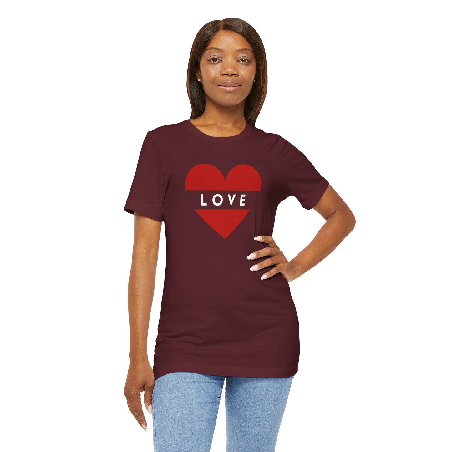 Love Unisex Jersey Short Sleeve Tee