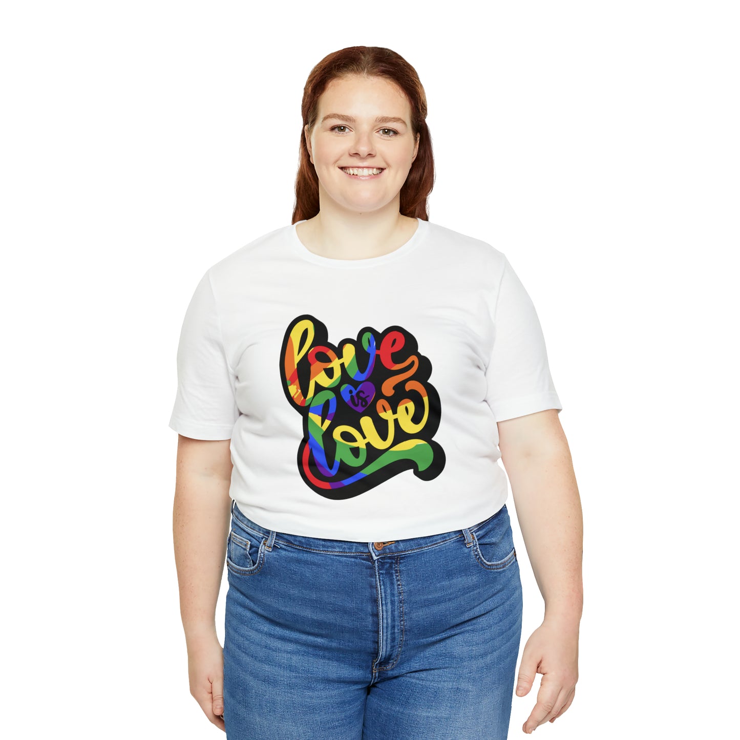 Love Is Love Unisex Jersey Short Sleeve Tee