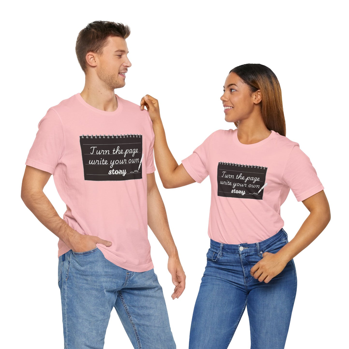 Turn the Page And Write Your Story Unisex Softstyle T-Shirt
