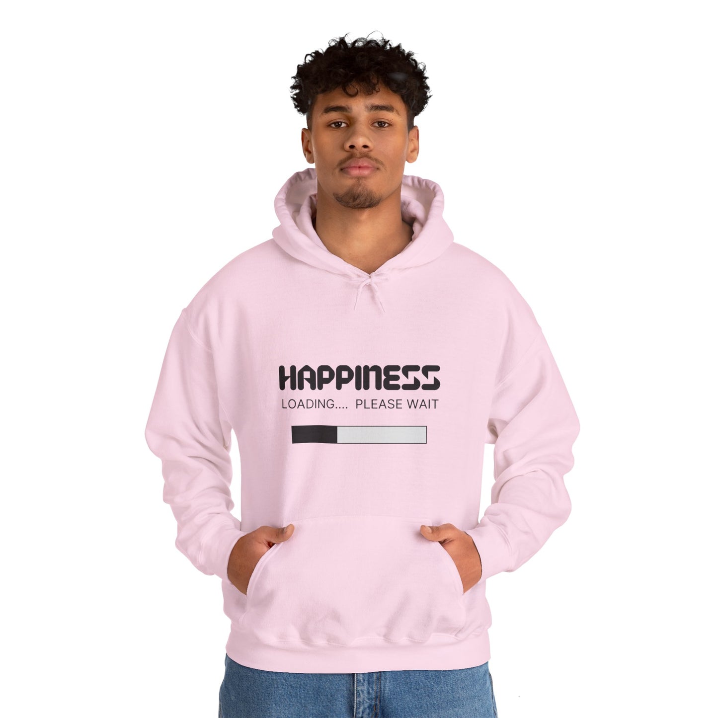 Happiness Loading Please Wait Unisex Heavy Blend™ Hooded Sweatshirt