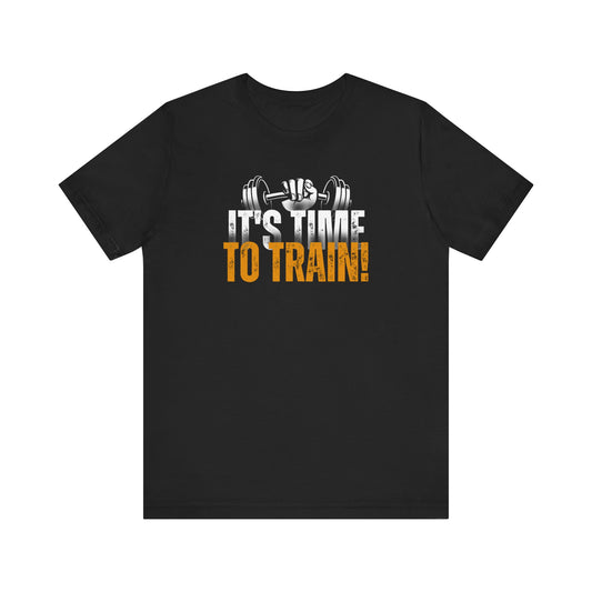 Gym\ It's Time To Train Unisex Jersey Short Sleeve Tee