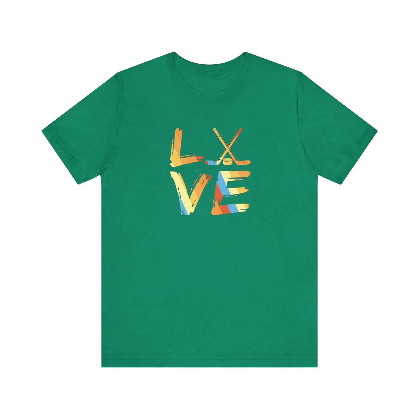 Love Hockey Unisex Jersey Short Sleeve Tee