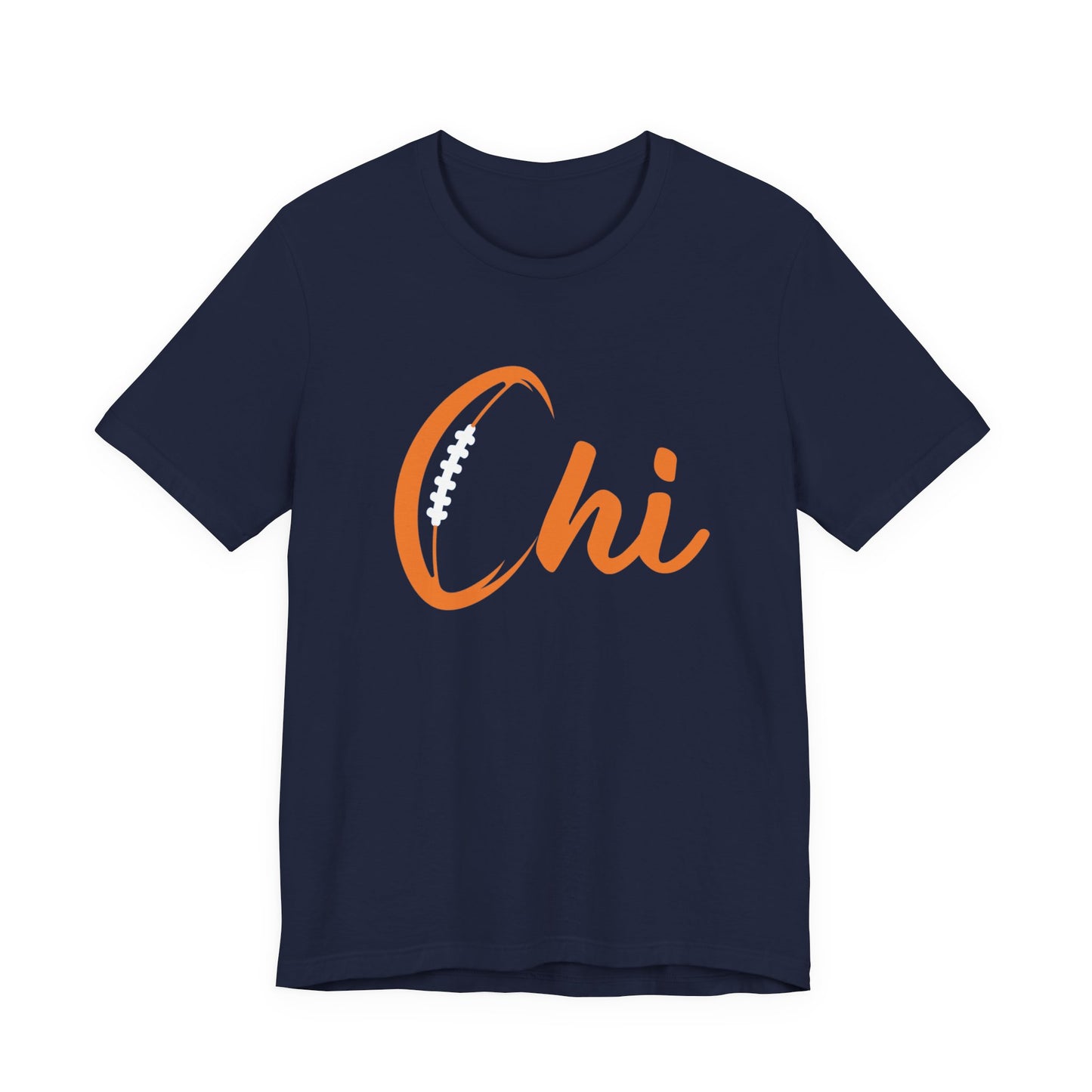 Chi Football/ Orange Unisex Jersey Short Sleeve Tee