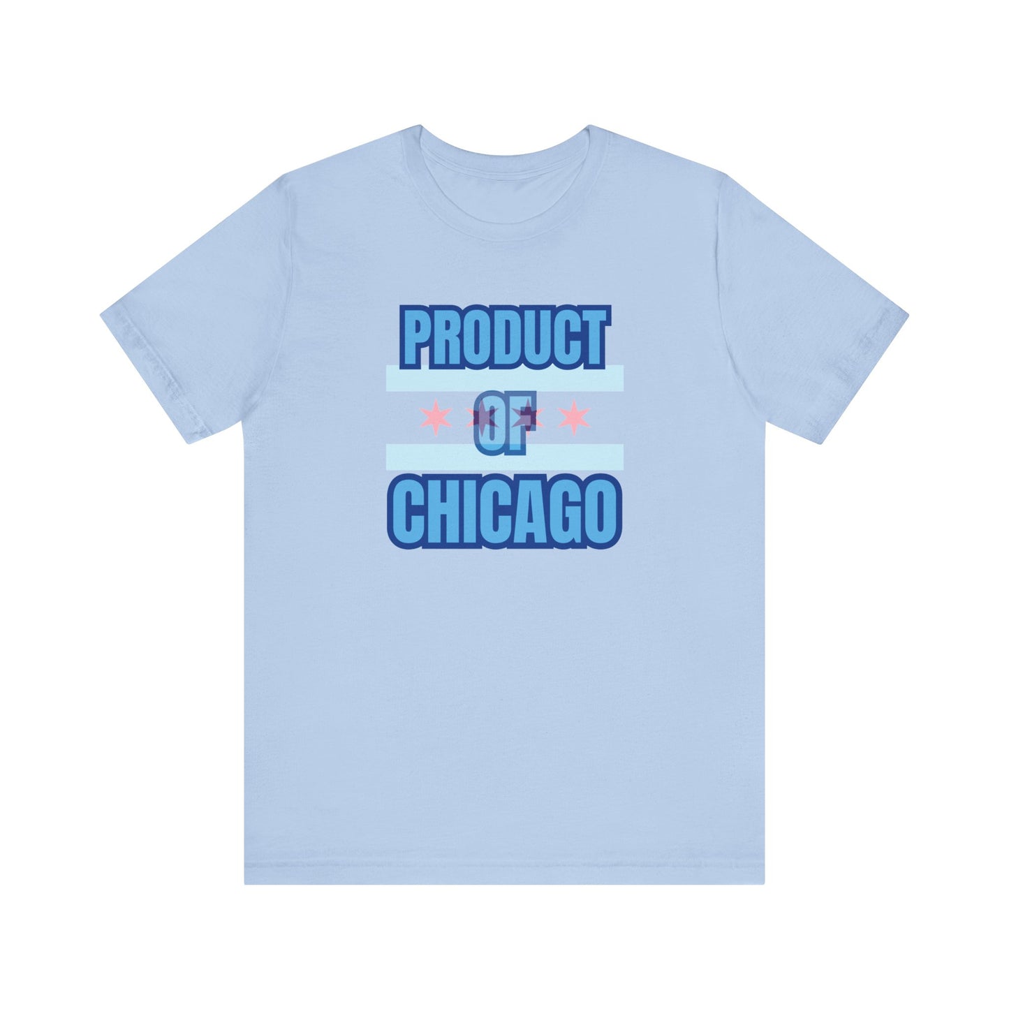 Product Of Chicago Unisex Jersey Short Sleeve Tee