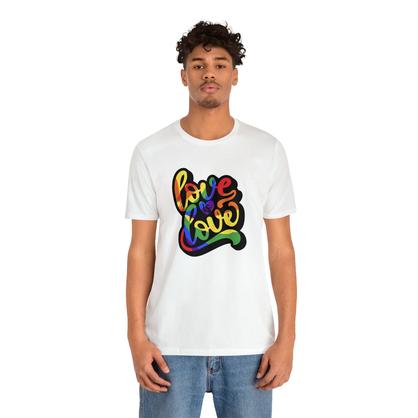 Love Is Love Unisex Jersey Short Sleeve Tee