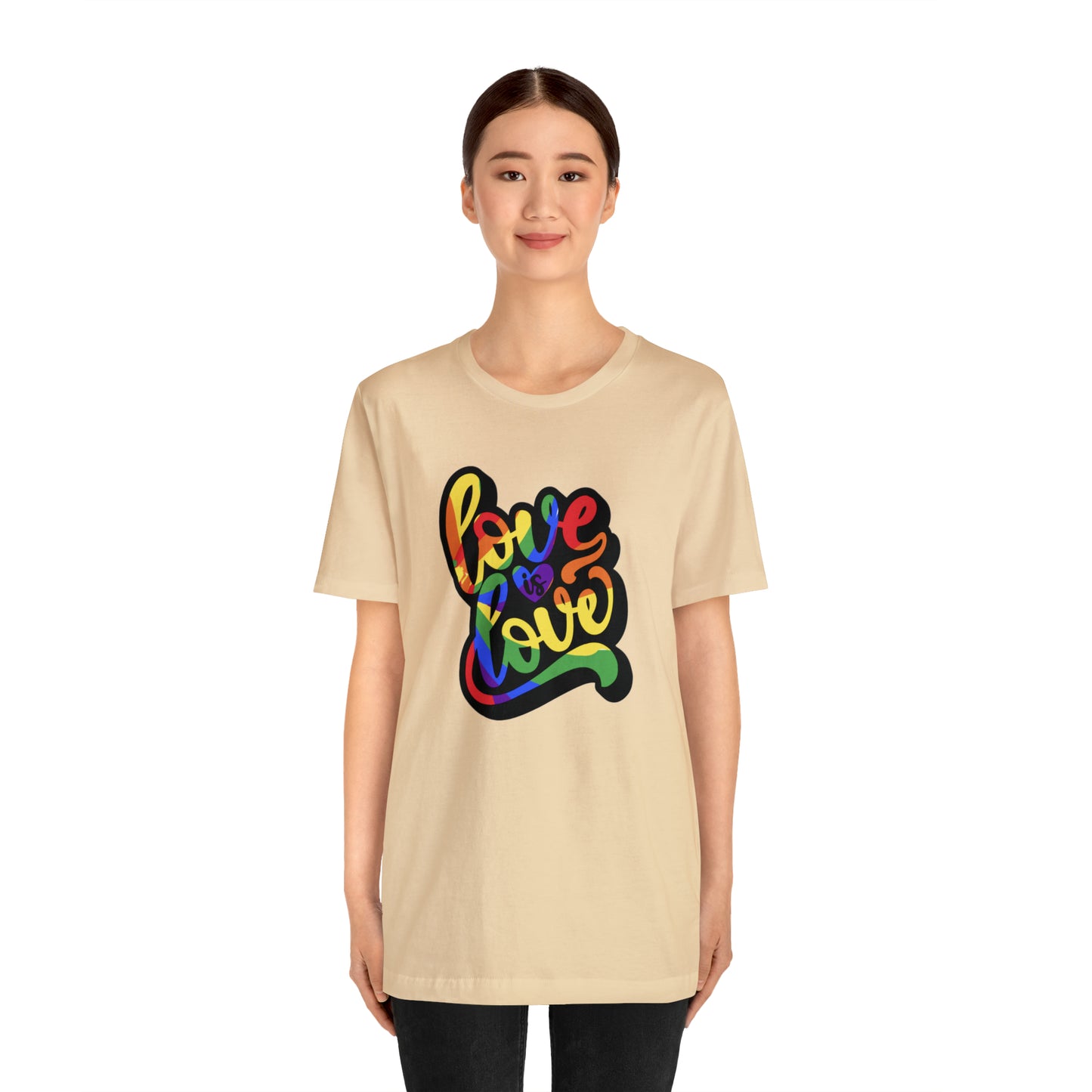 Love Is Love Unisex Jersey Short Sleeve Tee