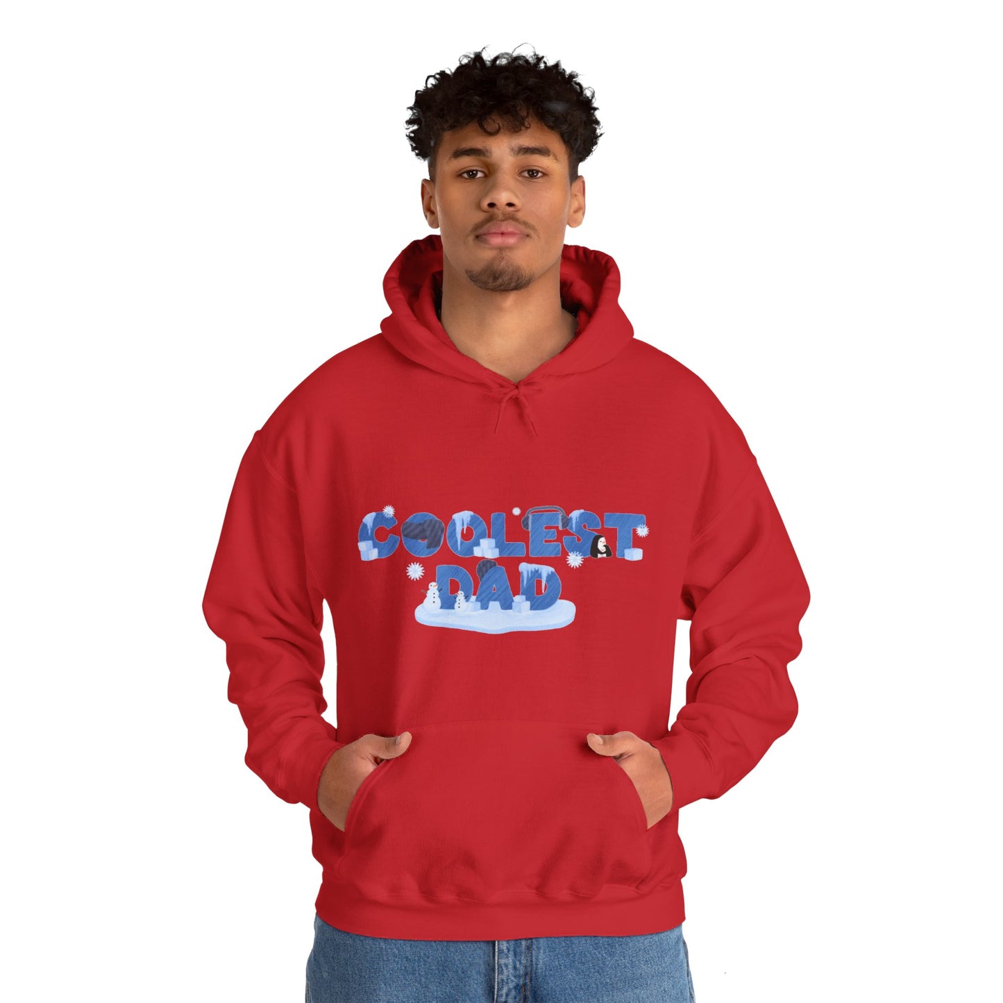 Coolest Dad Unisex Heavy Blend™ Hooded Sweatshirt