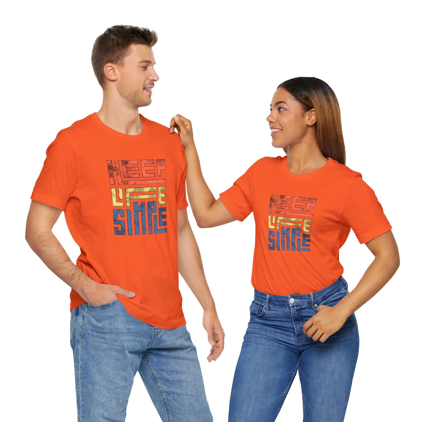 Keep Life Simple Unisex Jersey Short Sleeve Tee