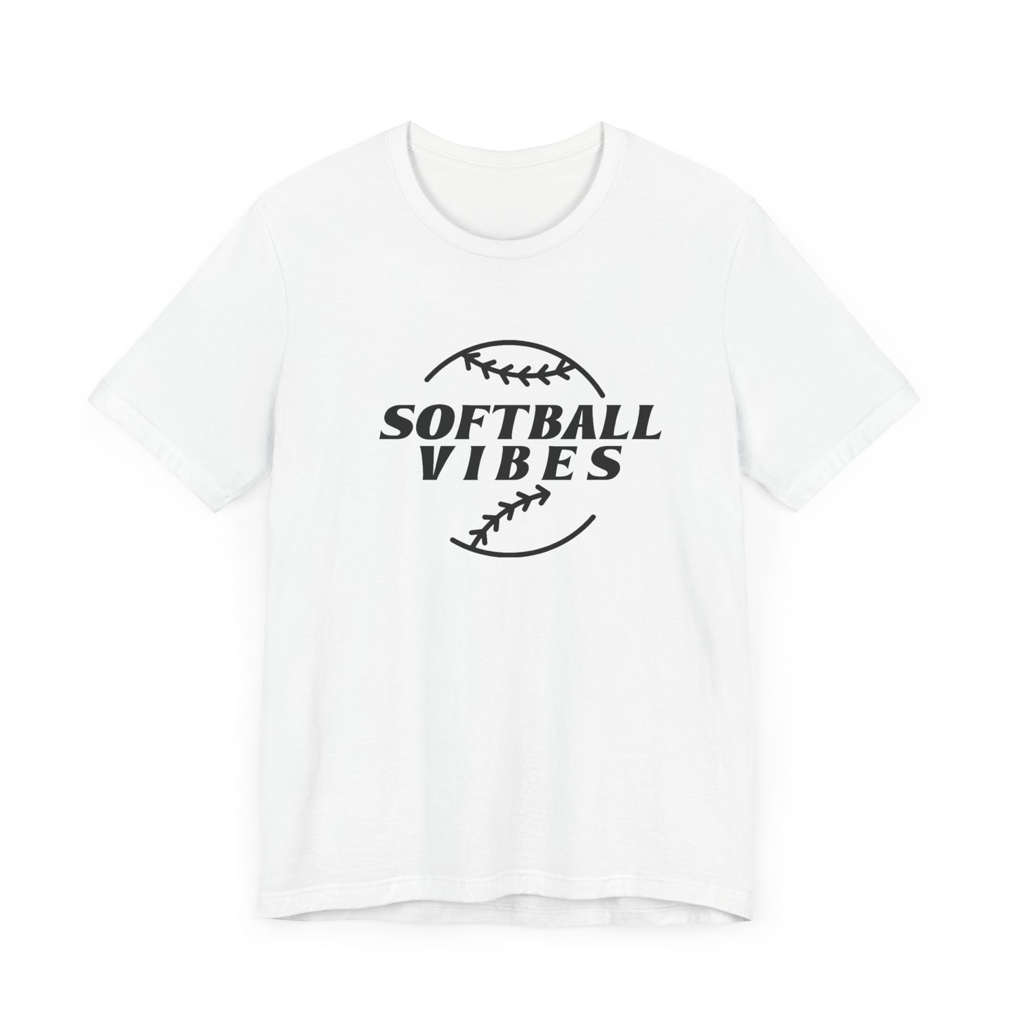 Softball Vibes Unisex Jersey Short Sleeve Tee