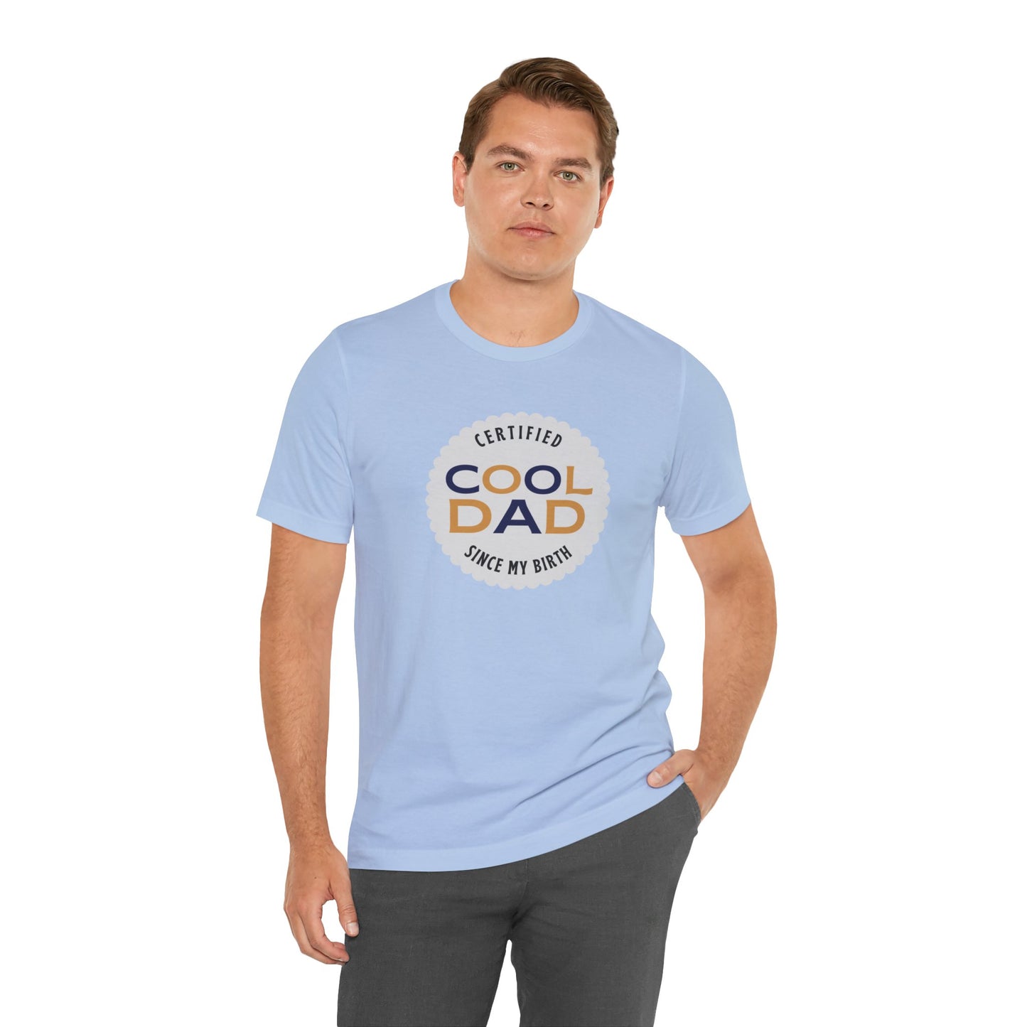 Certified Cool Dad Unisex Jersey Short Sleeve Tee