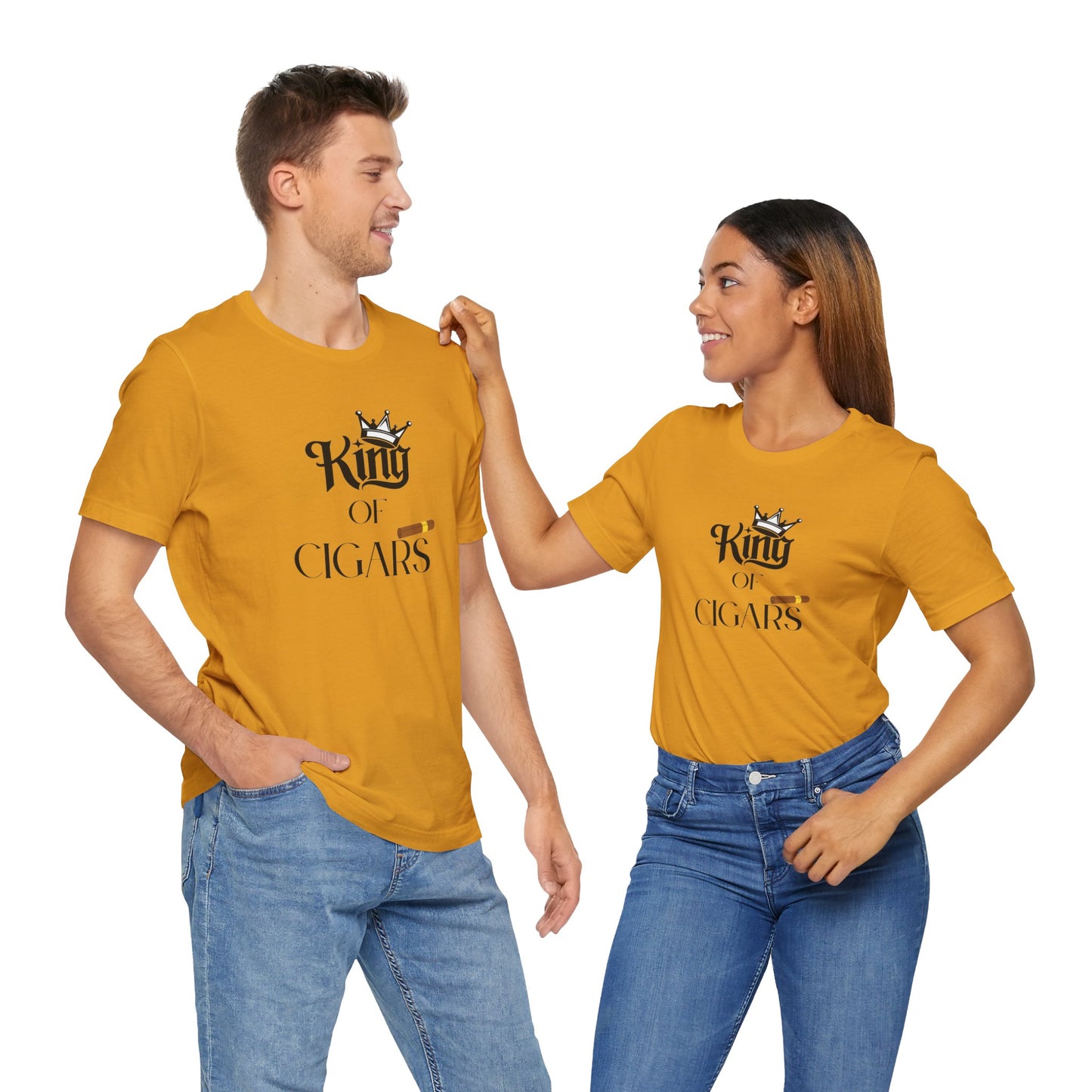 Cigars/ King of Cigars Unisex Jersey Short Sleeve Tee