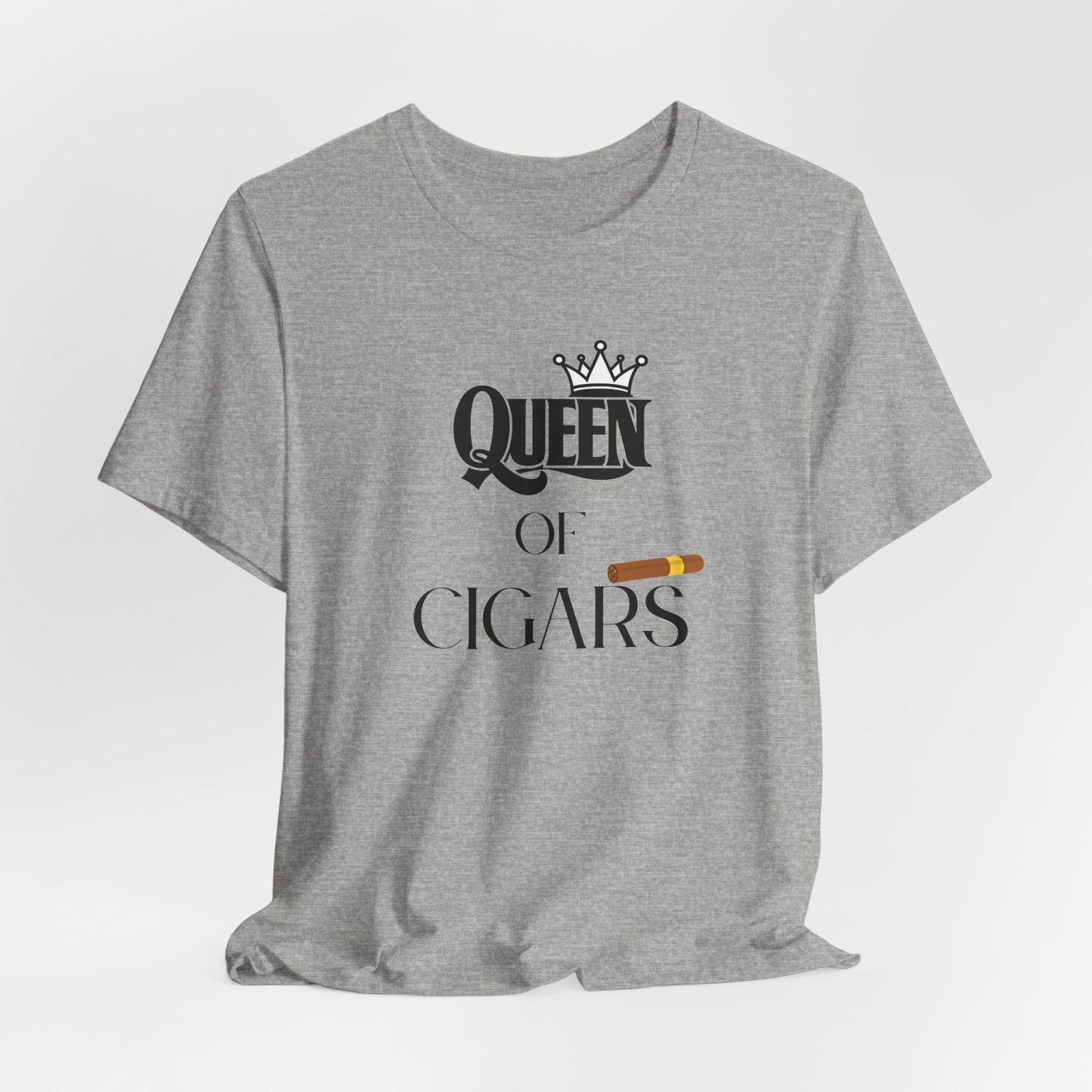 Cigars/ Queen of Cigars Unisex Jersey Short Sleeve Tee
