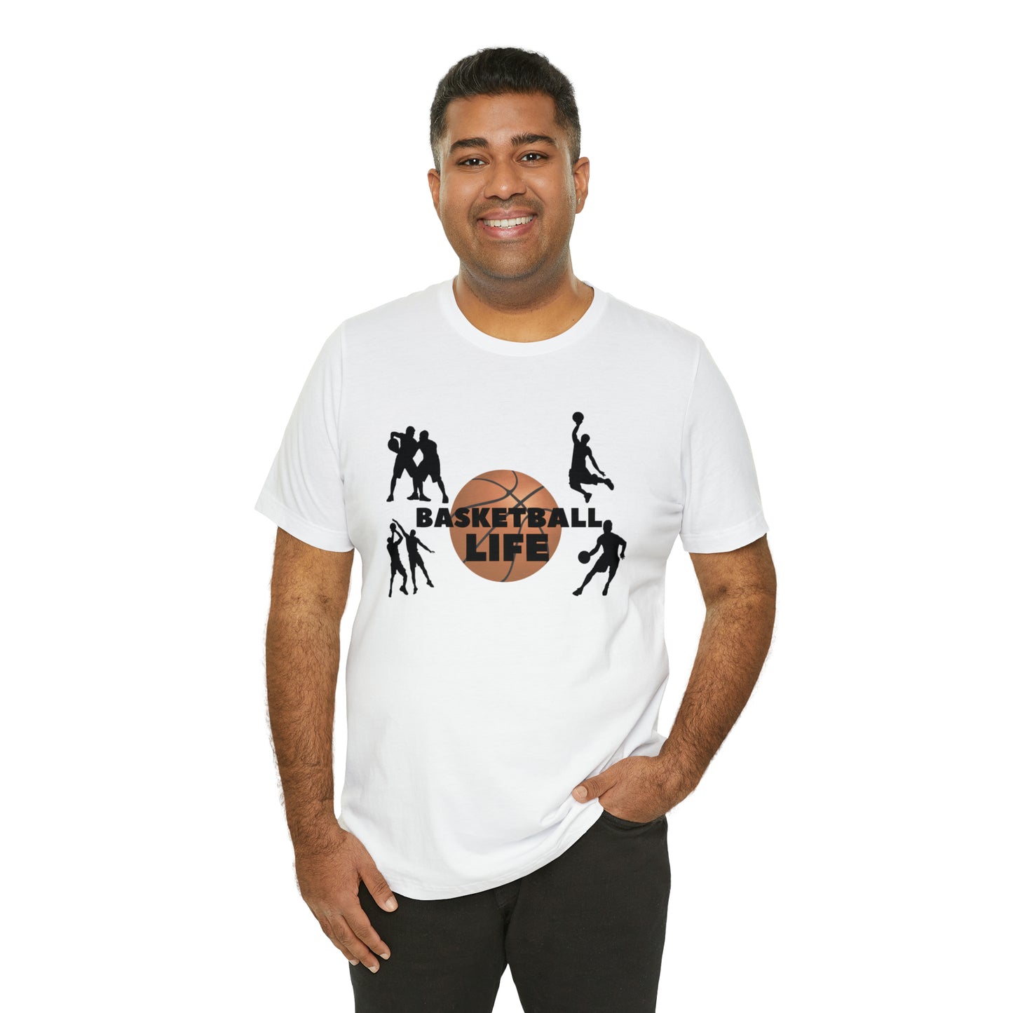 Basketball Life Unisex Jersey Short Sleeve Tee