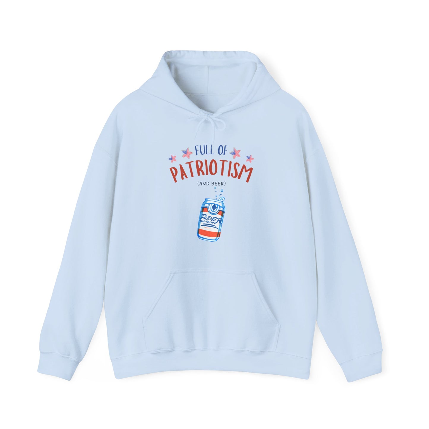 Full of Patriotism and Beer Unisex Heavy Blend™ Hooded Sweatshirt