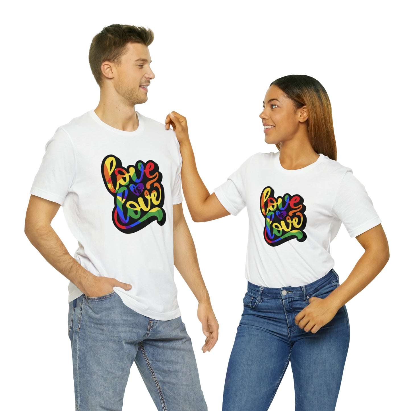 Love Is Love Unisex Jersey Short Sleeve Tee