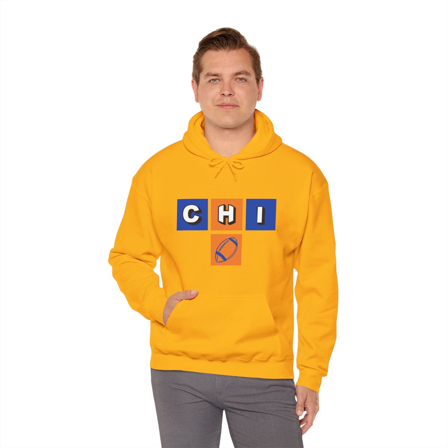 Chi Football Unisex Heavy Blend™ Hooded Sweatshirt