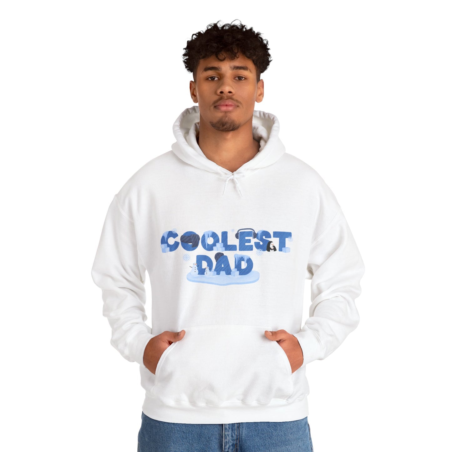 Dad/ Coolest Dad Unisex Heavy Blend™ Hooded Sweatshirt