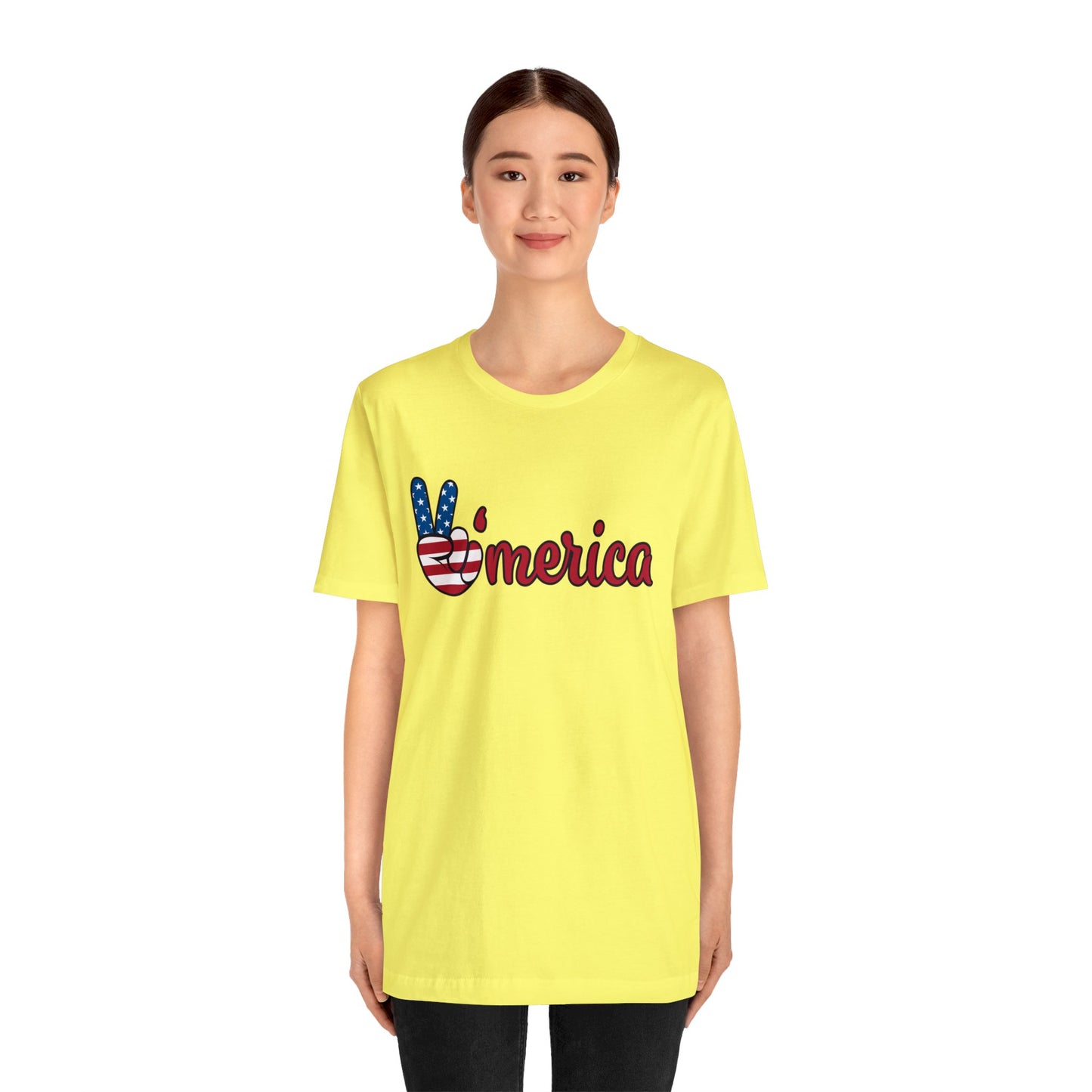 America Unisex Jersey Short Sleeve Tee