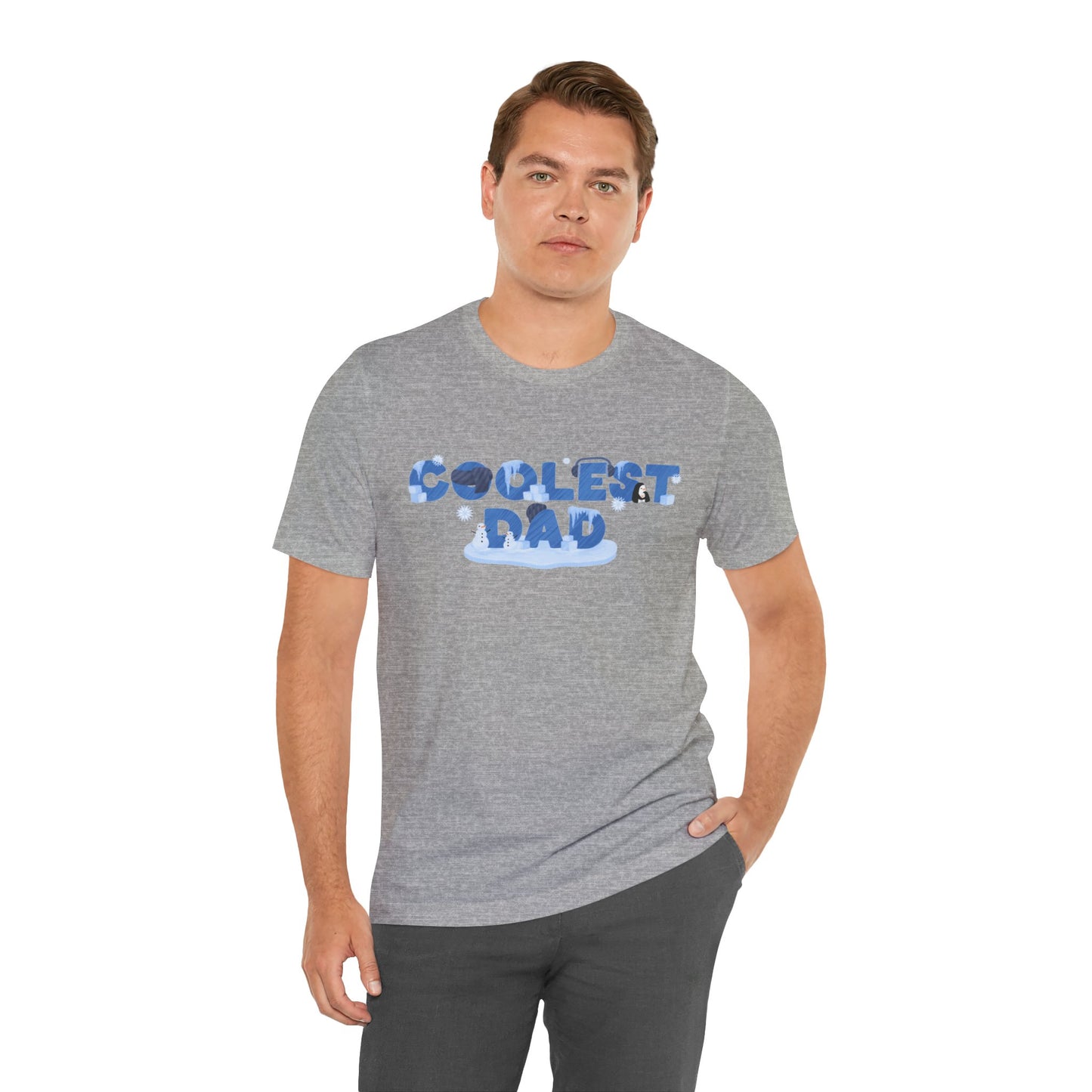 Dad/ Coolest Dad Unisex Jersey Short Sleeve Tee