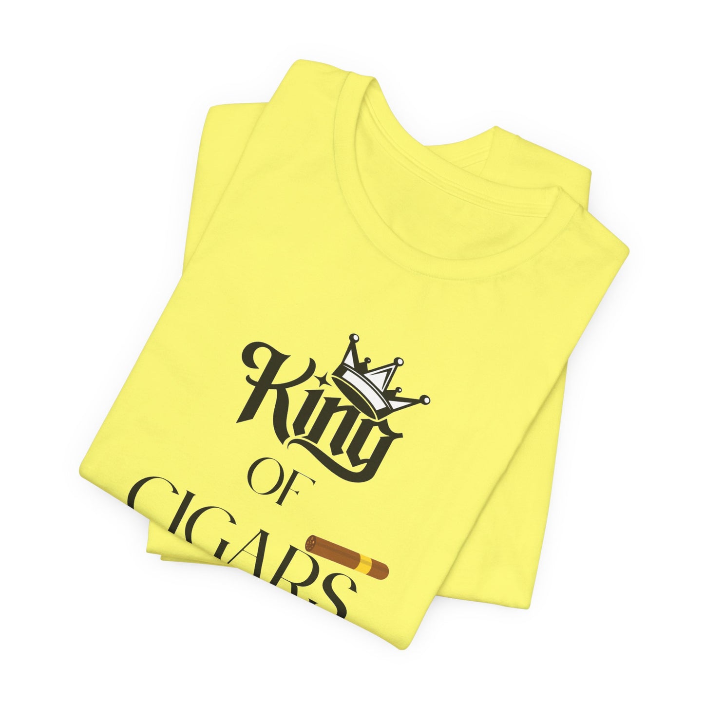 Cigars/ King of Cigars Unisex Jersey Short Sleeve Tee