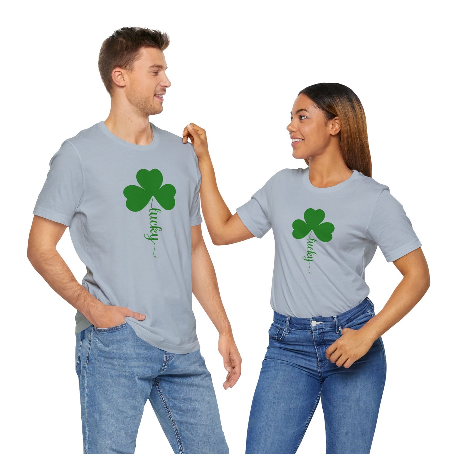 Clover/ Lucky Unisex Jersey Short Sleeve Tee