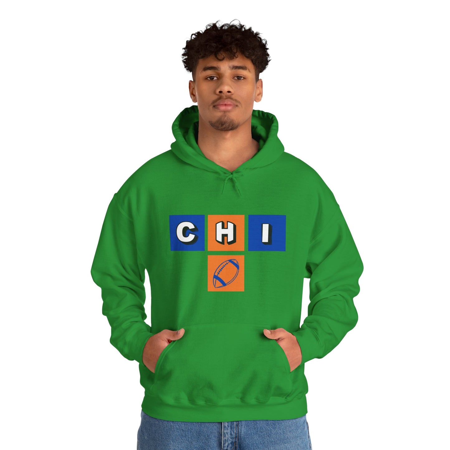 Chi Football Unisex Heavy Blend™ Hooded Sweatshirt