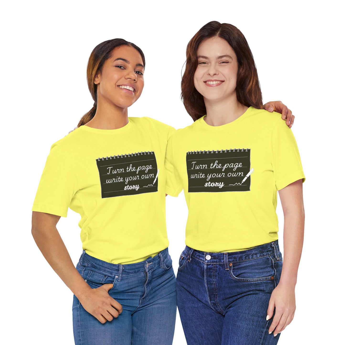 Turn the Page And Write Your Story Unisex Softstyle T-Shirt