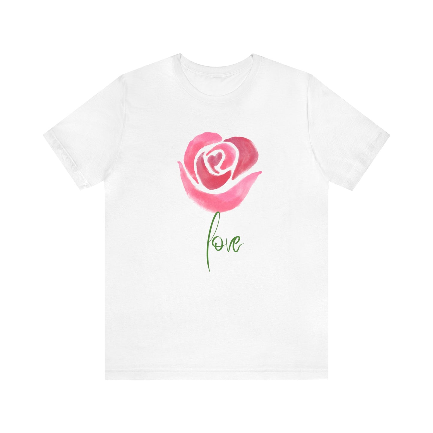 Flower Love Unisex Jersey Short Sleeve Tee