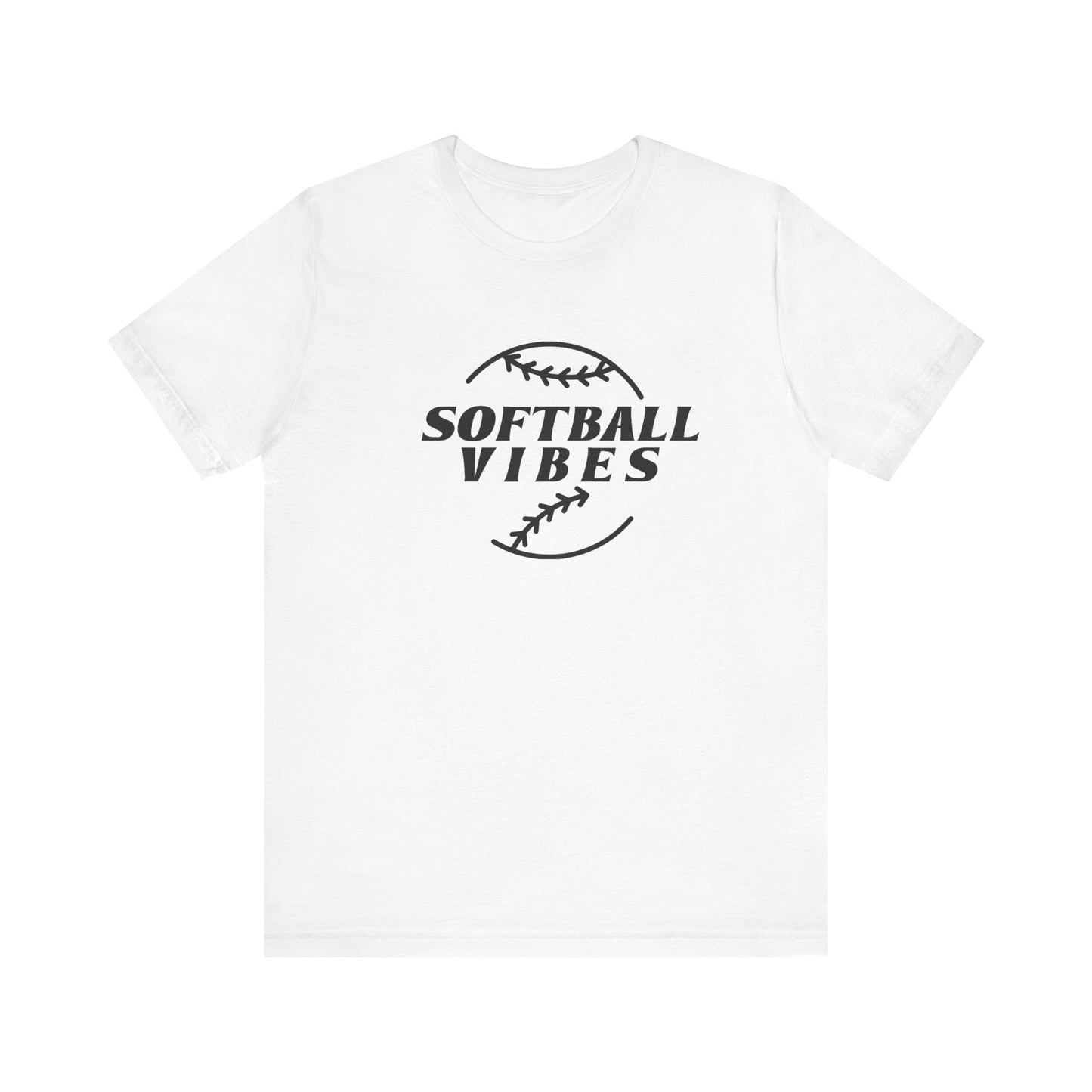 Softball Vibes Unisex Jersey Short Sleeve Tee