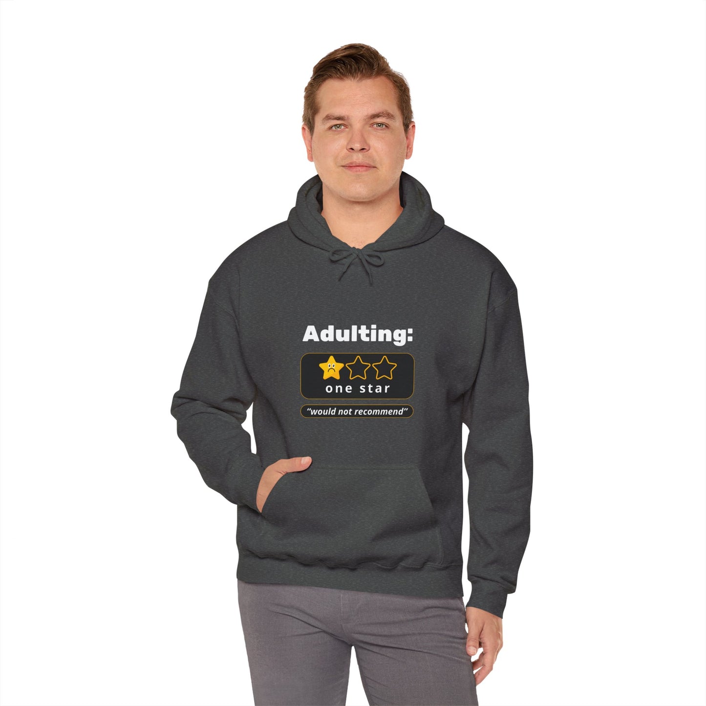 Adulting Unisex Heavy Blend™ Hooded Sweatshirt