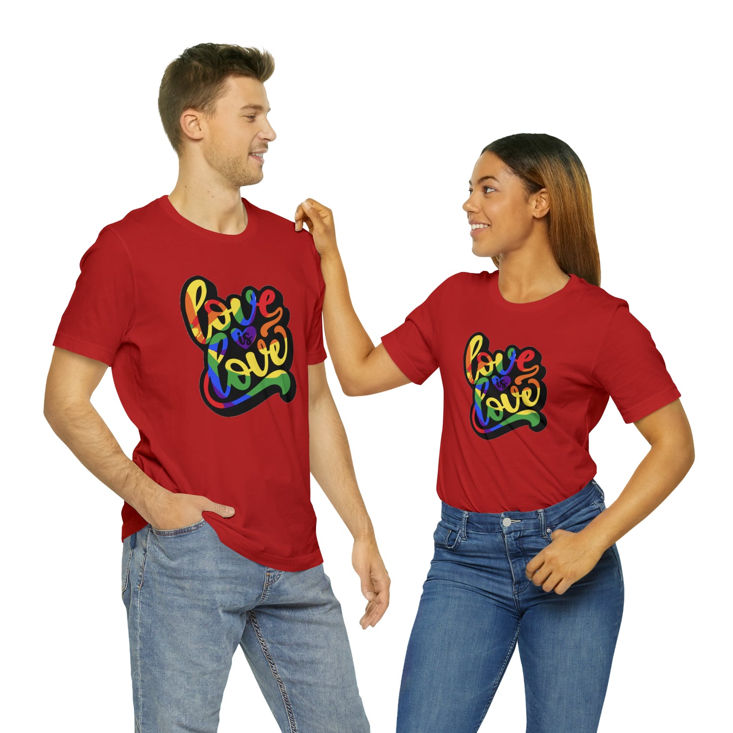 Love Is Love Unisex Jersey Short Sleeve Tee