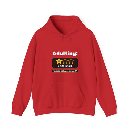 Adulting Unisex Heavy Blend™ Hooded Sweatshirt