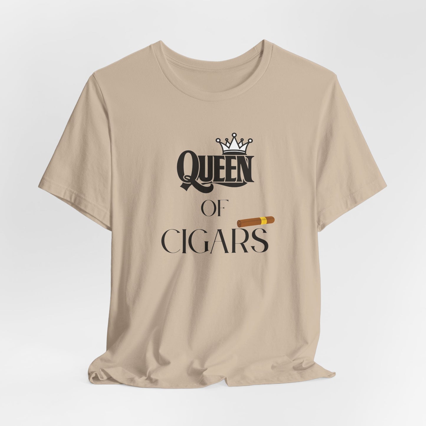 Cigars/ Queen of Cigars Unisex Jersey Short Sleeve Tee