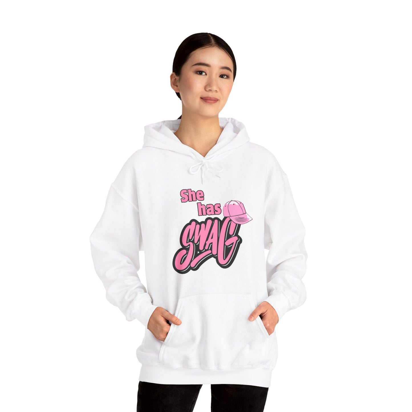 She Has Swag Unisex Heavy Blend™ Hooded Sweatshirt
