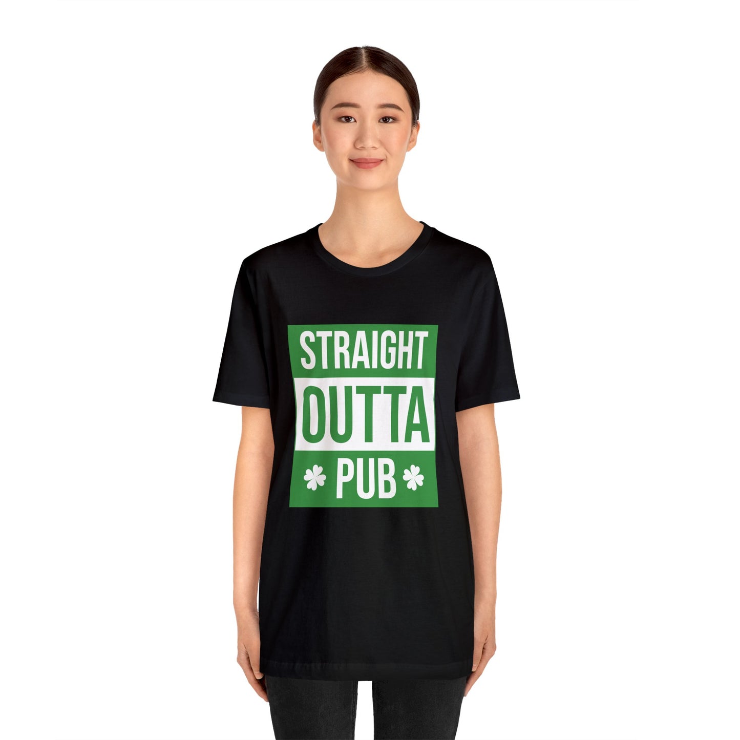 Straight Outta Pub Unisex Jersey Short Sleeve Tee