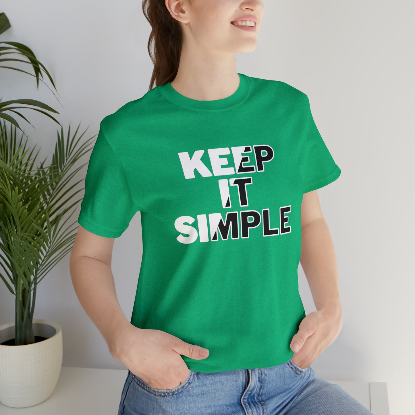 Keep It Simple Unisex Jersey Short Sleeve Tee