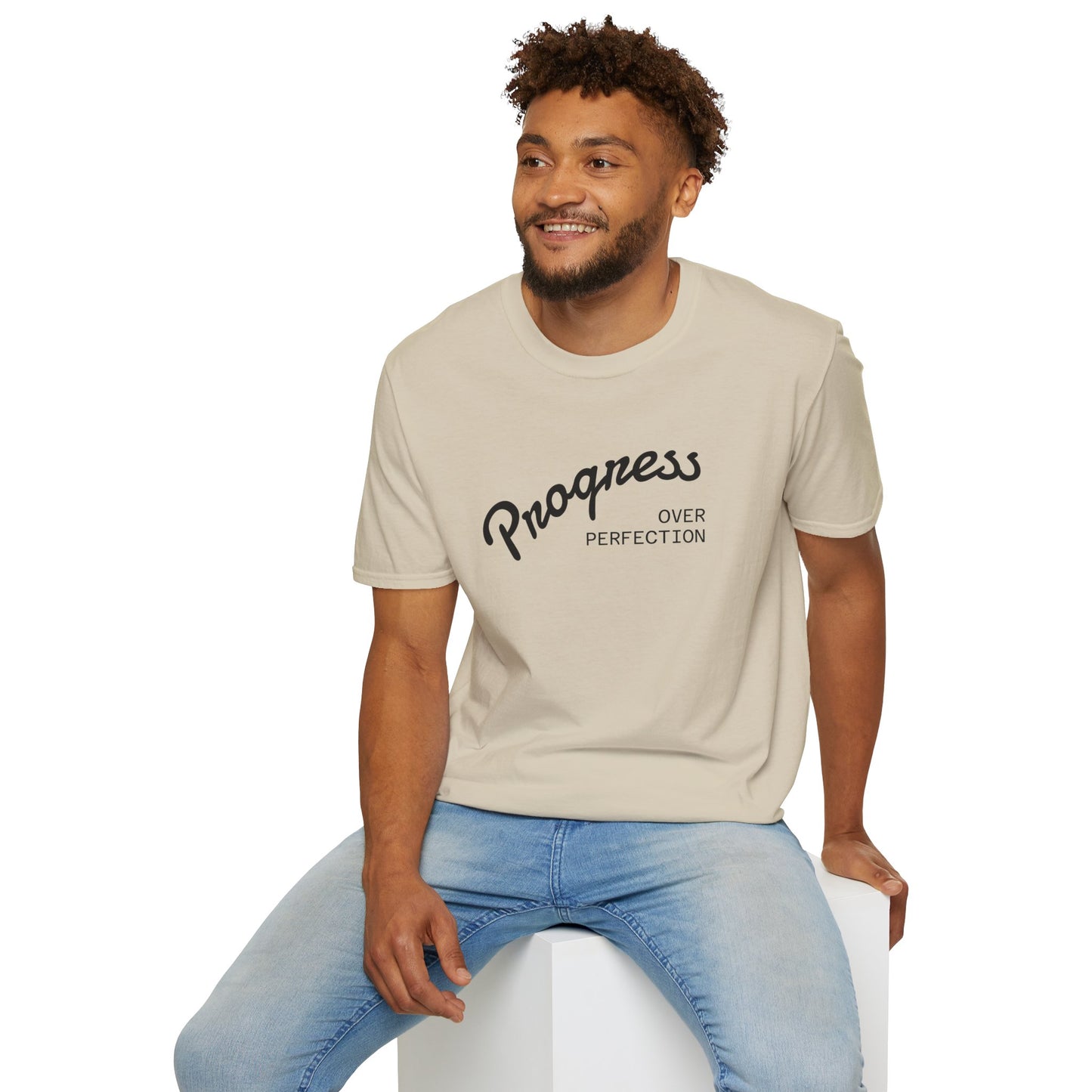 Progress Over Perfection Unisex Softstyle T-Shirt