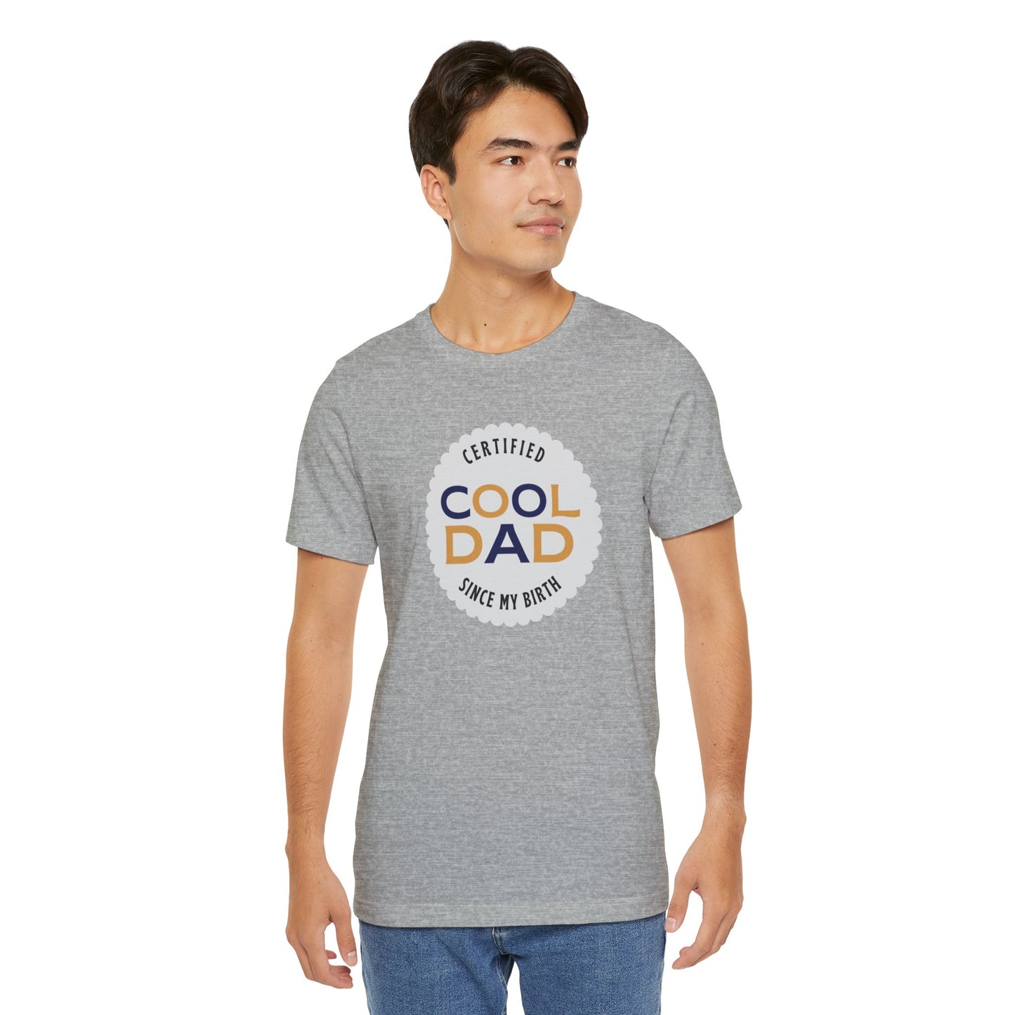 Certified Cool Dad Unisex Jersey Short Sleeve Tee