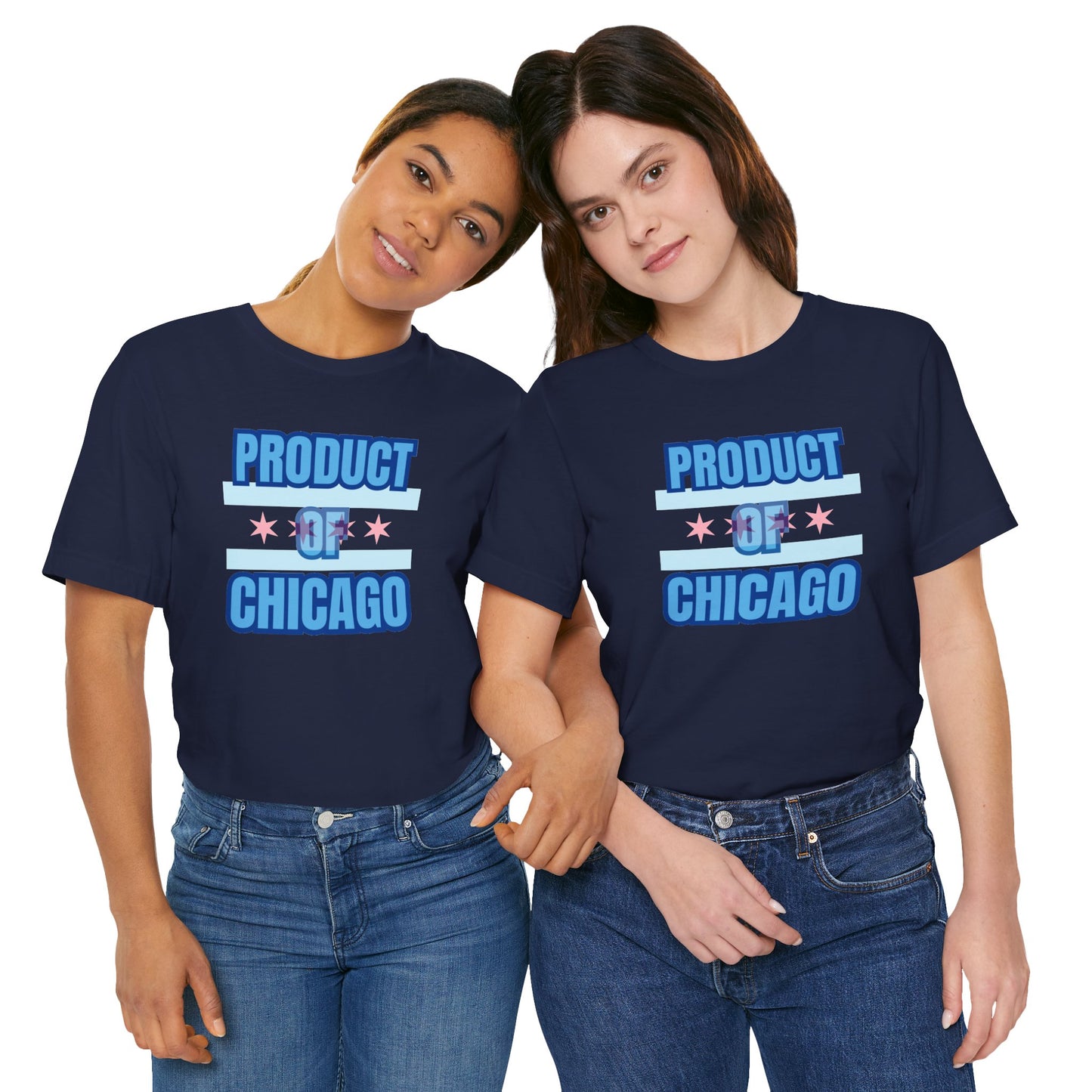 Product Of Chicago Unisex Jersey Short Sleeve Tee