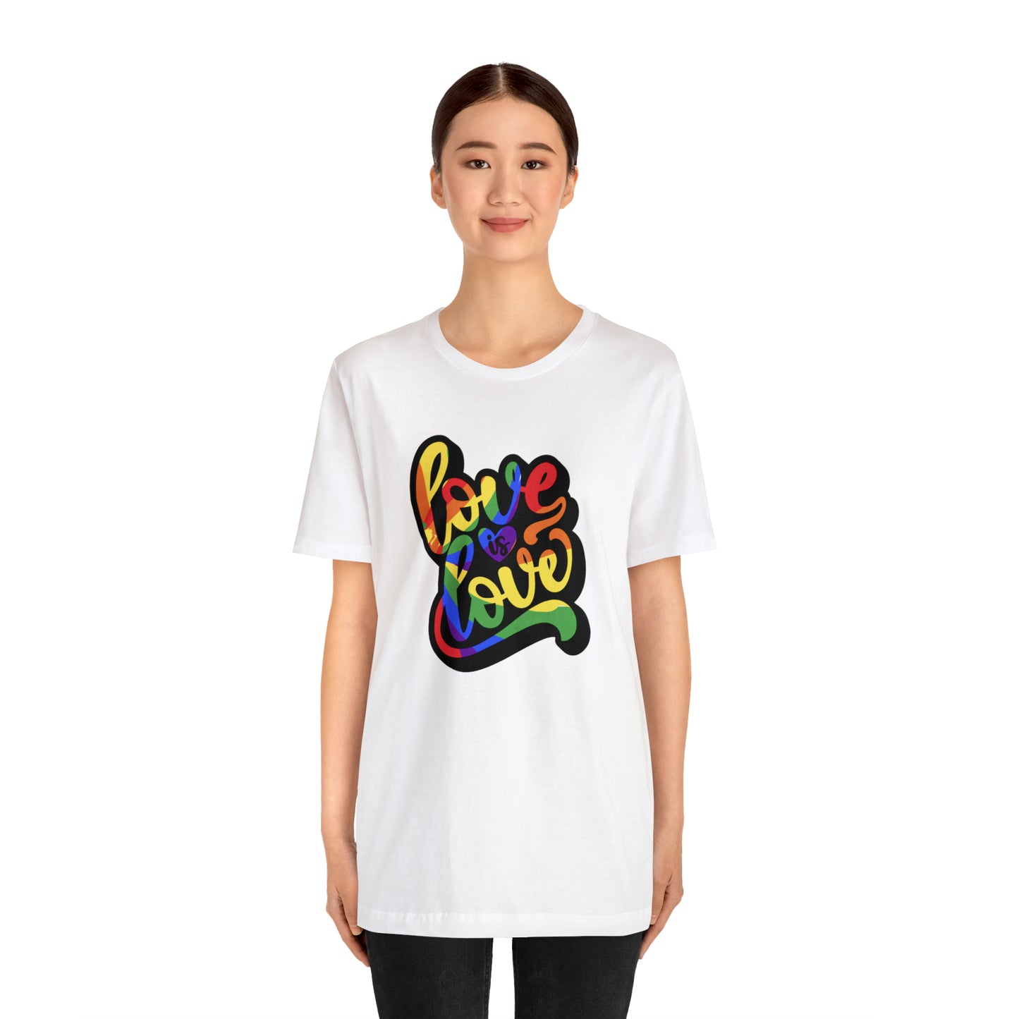 Love Is Love Unisex Jersey Short Sleeve Tee