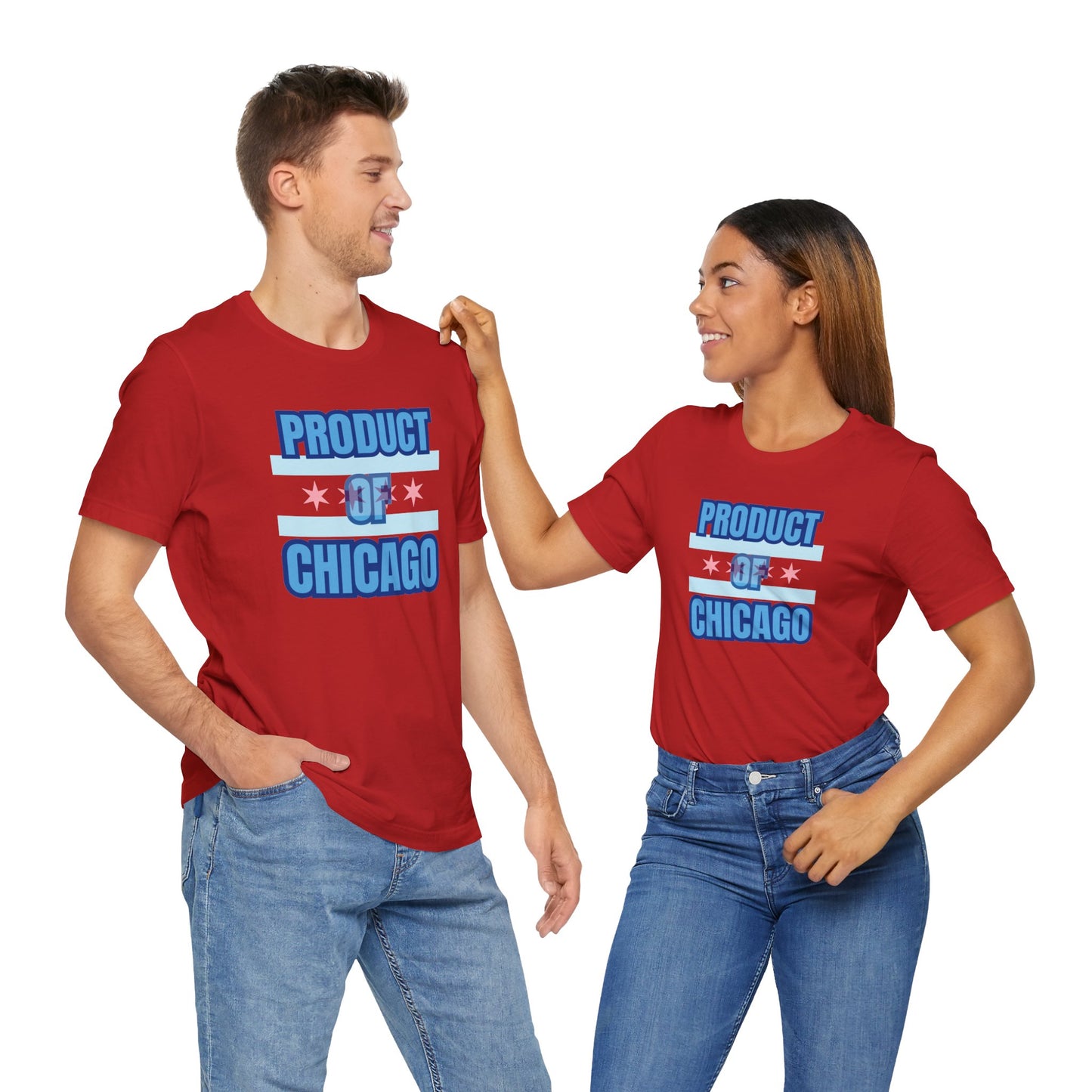 Product Of Chicago Unisex Jersey Short Sleeve Tee