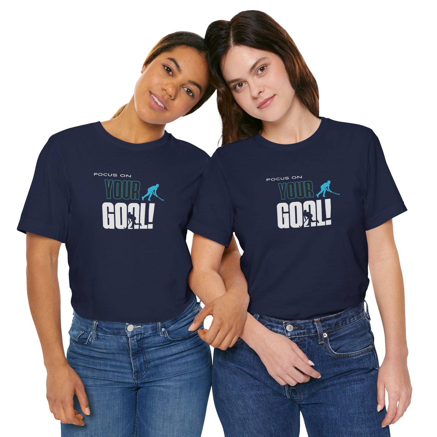 Focus On Your Goal Unisex Jersey Short Sleeve Tee