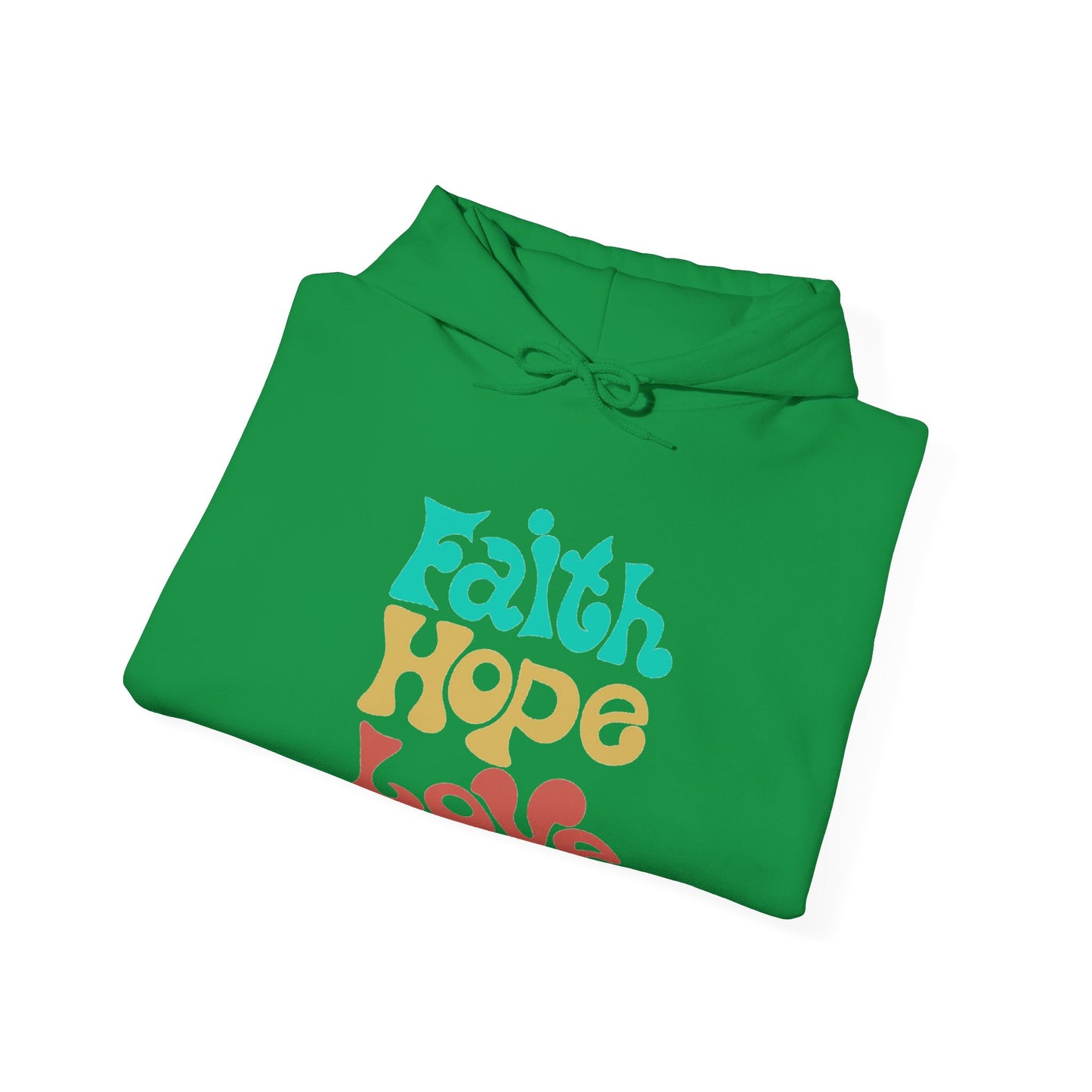 Faith Hope Love Unisex Heavy Blend™ Hooded Sweatshirt