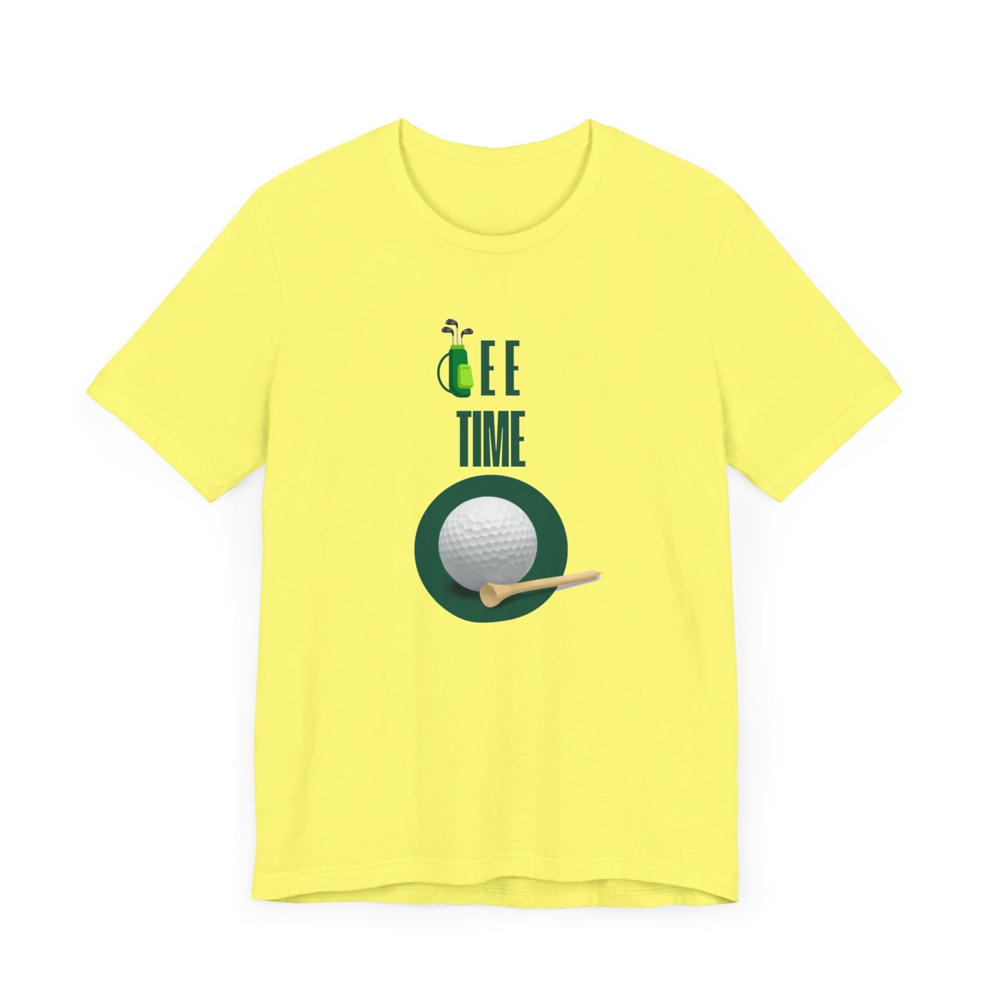 Golf/ Tee Time Unisex Jersey Short Sleeve Tee