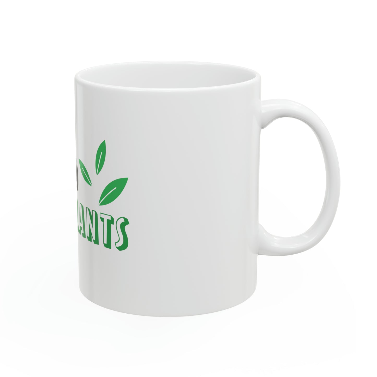 Powered By Plants Ceramic Mug, 11oz