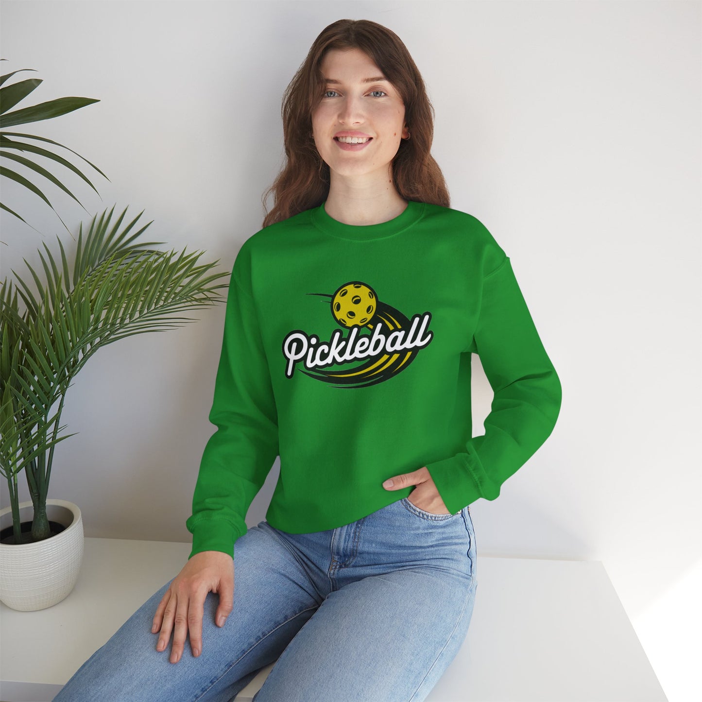 Pickleball Unisex Heavy Blend™ Crewneck Sweatshirt