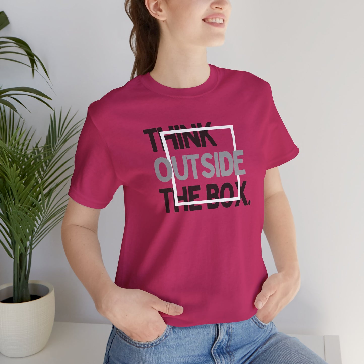 Think Outside the Box Unisex Jersey Short Sleeve Tee